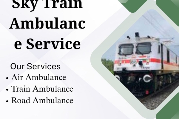 Book Sky Train Ambulance Service with High-Tech Medical Setup in Jabalpur
