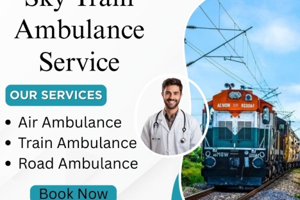 Use Sky Train Ambulance service in Delhi to transport your critical patient