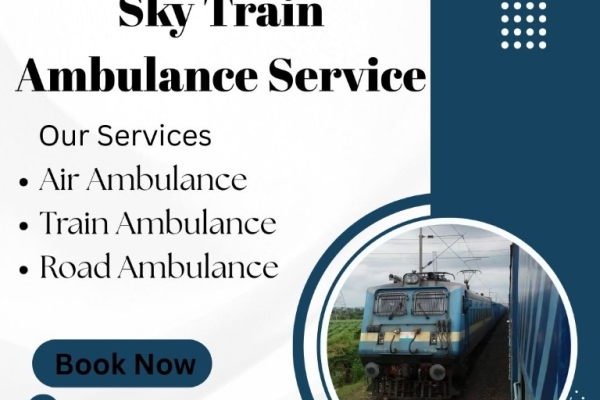 Hire Sky Train Ambulance Service in Bhopal under the Doctor Support Team