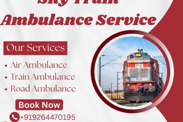 Book Sky Train Ambulance Service for Safe Transportation of Patients in Nagpur