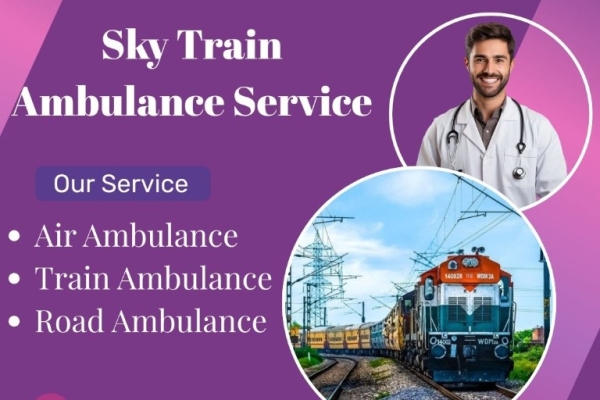 Choose Sky Train Ambulance Service in Indore to transport your critical patient or loved one