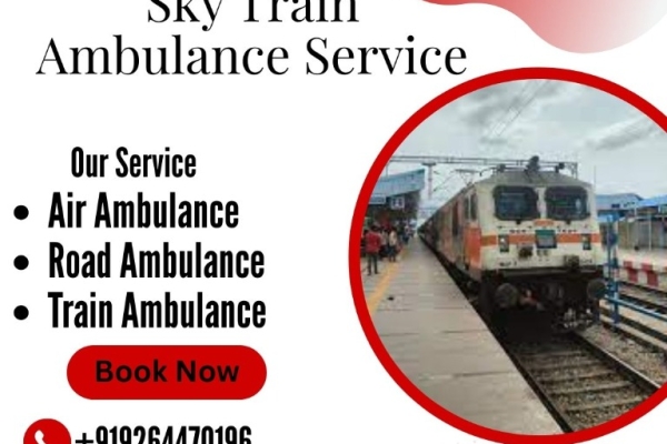 Book Sky Train Ambulance Service to Transport Your Critical Patient in Indore