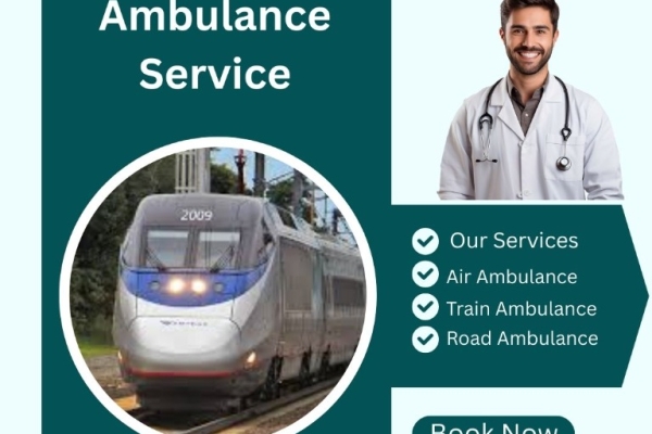 Choose Sky Train Ambulance Services in Siliguri with high-tech medical facilities