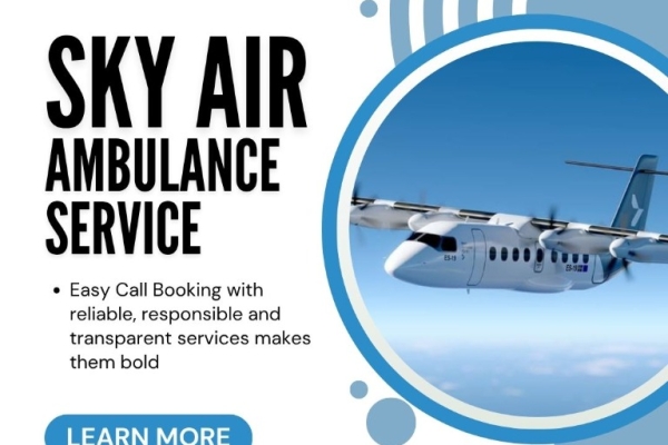 Fast Transport Medical Patients  With Sky Air Ambulance From Bangalore To Delhi
