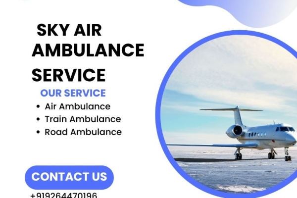 Fast Transport Patients With Sky Air Ambulance From Raipur To Delhi
