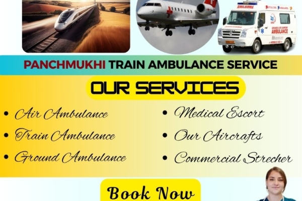 Panchmukhi provides complete monitoring during the journey in Delhi in its train ambulance