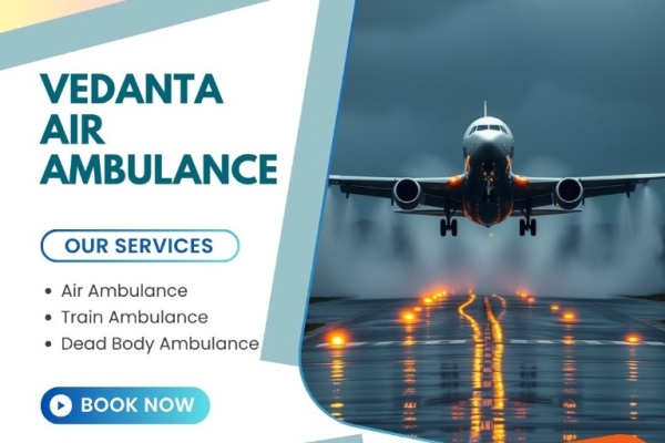 Get an Air Ambulance with Medical Setup from Mumbai via Vedanta