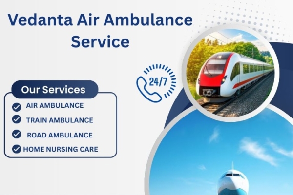 Vedanta Air Ambulance service provides safest transfer facility to your patients in Dimapur