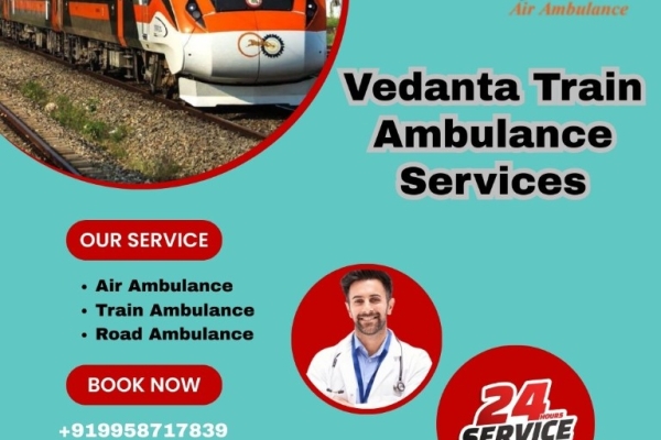 Book Vedanta Train Ambulance in Ernakulam for the Best Treatment Facility
