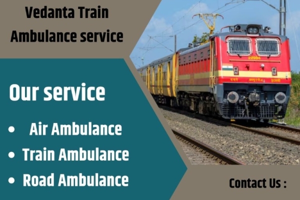 Choose Vedanta Train Ambulance from Pune to Delhi, safety and comfort guaranteed