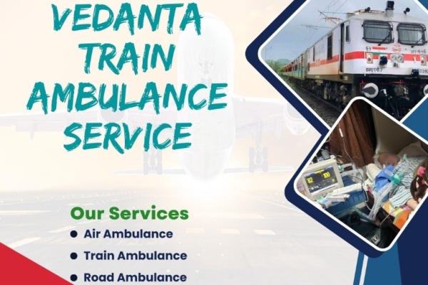 Vedanta Train Ambulance in Kolkata Provides Quick Patient Transfer Assistance