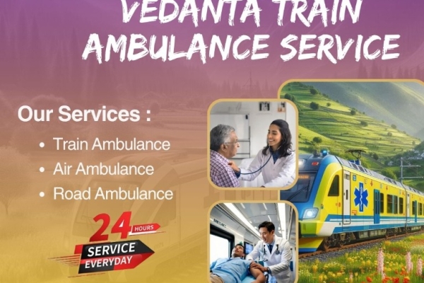 Vedanta Offers Train Ambulance Service in Kolkata with Effective Communication