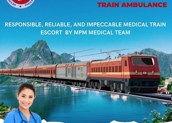 MPM Train Ambulance Service from Patna provide medical emergency facility