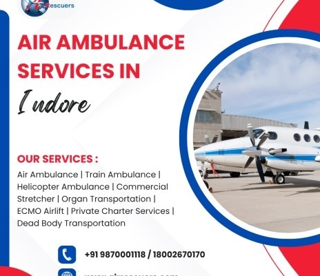 Indore’s Trusted Air Ambulance – Saving Lives 24/7!