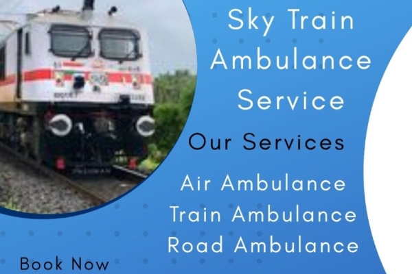 Hire Sky Train Ambulance Service for Quick Transportation of your critical Patients in Bhopal