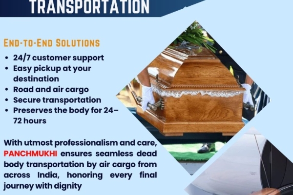 Panchmukhi provides emergency body transport service for distant areas in Mumbai