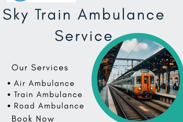 Use Sky Train Ambulance Service for Patient Care in Raipur