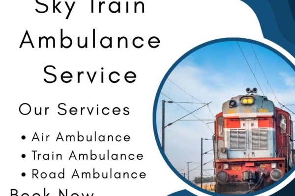 Book Sky Train Ambulance Service in Jabalpur with an Affordable Medical Team