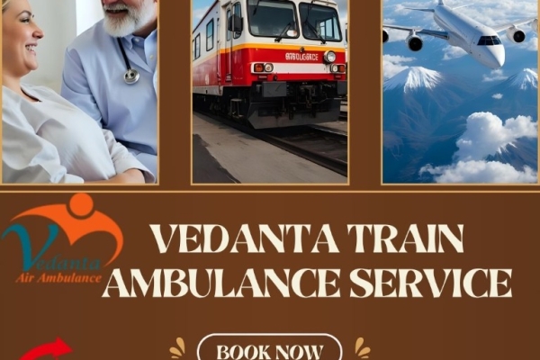 In Chandigarh, Vedanta Train Ambulance offers all kinds of medical transfers