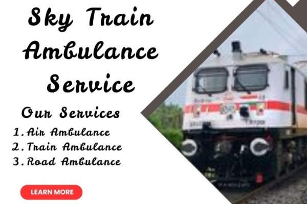 Book Sky Train Ambulance Service in Nagpur to safely transfer the patient