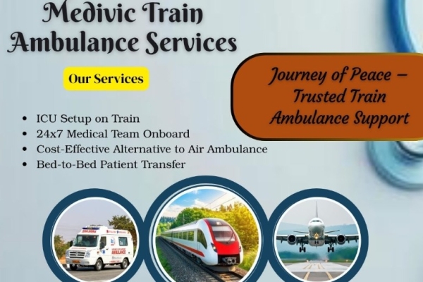 Medivic makes every procedure in Kolkata seamless with its Train Ambulance