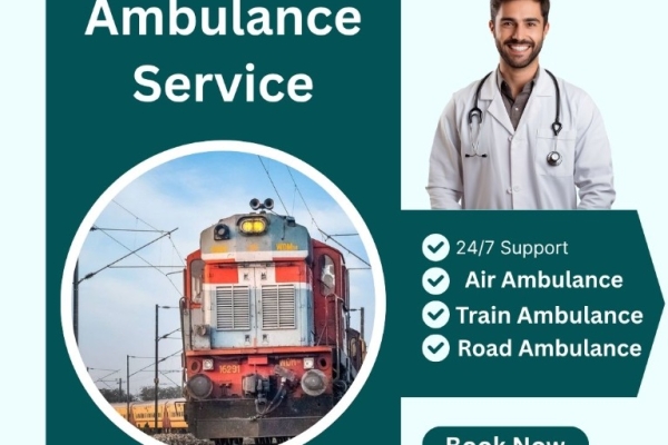Avail Sky Train Ambulance service in Indore with the help of a doctor