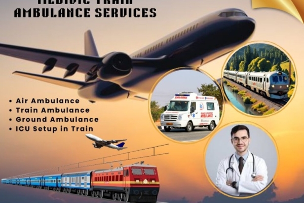 Utilize Medivic Train Ambulance in Ranchi is prepared to be alongside you in every situation