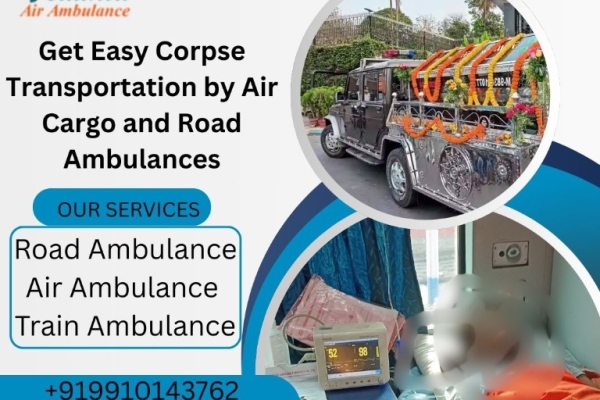 Book Vedanta  Air Ambulance Service to Transport Your Family's Dead Body