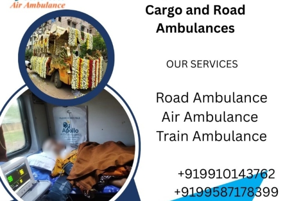 Book Vedanta Air Ambulance service for body transportation in Delhi