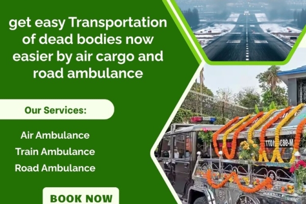 Vedanta Dead Body Ambulance in Hyderabad provides the lowest booking cost for relocation