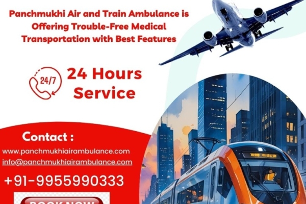 Panchmukhi Train Ambulance Services from Ranchi provides a Safe Journey to the Patient