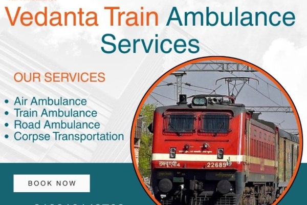Vedanta ensures that you can contact us for any doubts related to the train ambulance in Bhopal