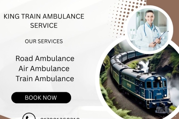 Book now King Train Ambulance in Kolkata to transfer your patient
