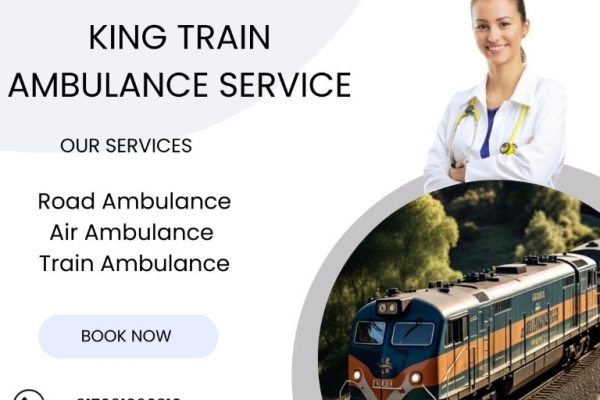 Book the most convenient train ambulance service for your sick patient in Delhi