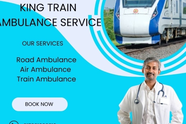 You can book train ambulance service with the most trusted doctor for your patient
