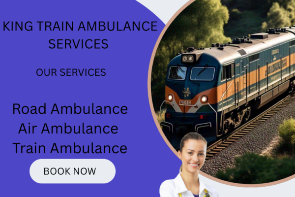 Get King Train Ambulance Service for Critical Patients in Delhi Now
