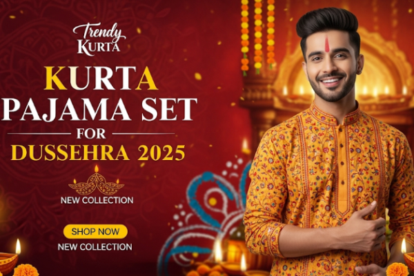 Kurta for Navratri: Trendy Kurta Pajama Set for Dussehra 2025