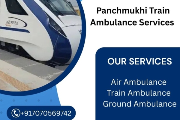 Choose Panchmukhi Train Ambulance for Urgent Medical Transfer from Ranchi