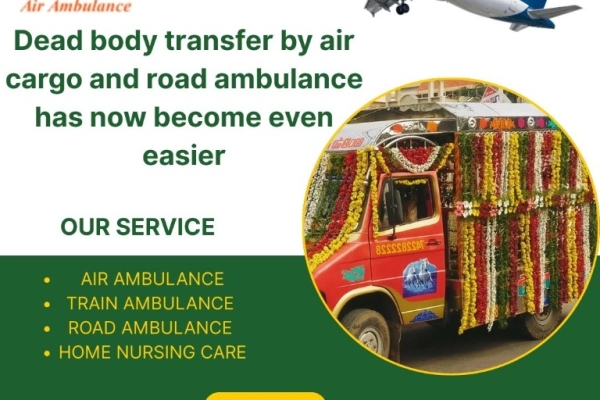 Get the safest Vedanta hearse ambulance facility in Siliguri at your convenience