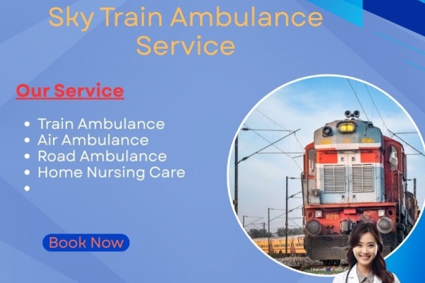 Book Sky Train Ambulance in Bhopal for the Best Treatment of Patients
