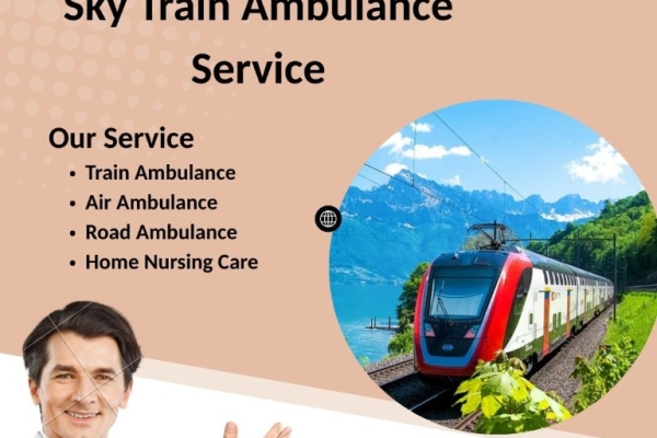 Book Sky Train Ambulance in Bhopal for the Best Treatment of Patients