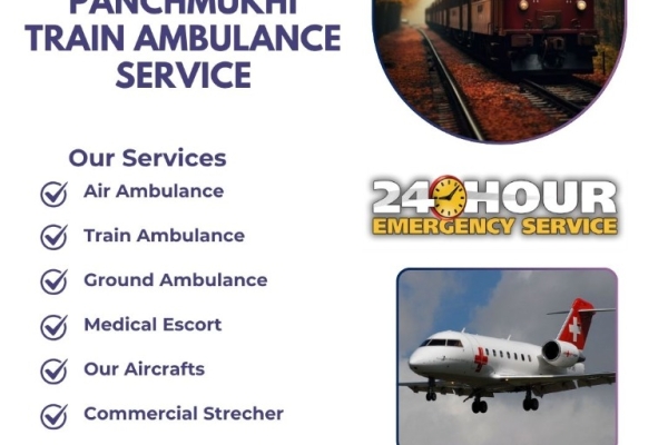 Panchmukhi Train Ambulance from Guwahati provides Medical Transfer with full Safety