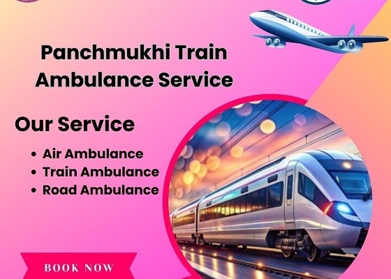 Panchmukhi Train Ambulance Service in Srinagar for Rapid and Splendid Patient Shifting
