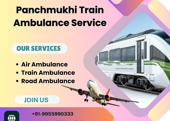 Panchmukhi Train Ambulance Service in Vadodara for Reliable Patient Shifting