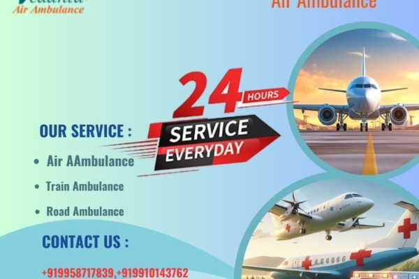 Book the Vedanta air ambulance service in Dibrugarh with impeccable planning and execution
