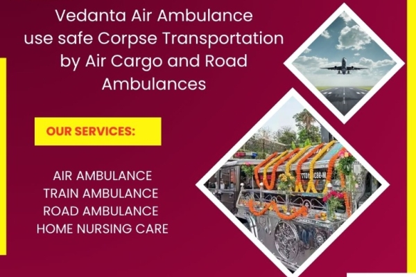 Use the vedanta dead body comfortable hearse transport facility at your convenience in hyderabad
