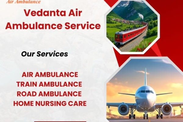 Vedanta Air Ambulance  provide the most comfortable transport facility for your patient in Gaya