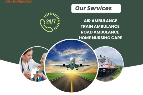 Vedanta Air Ambulance service in Dimapur provides a life saving transport facility to your patient