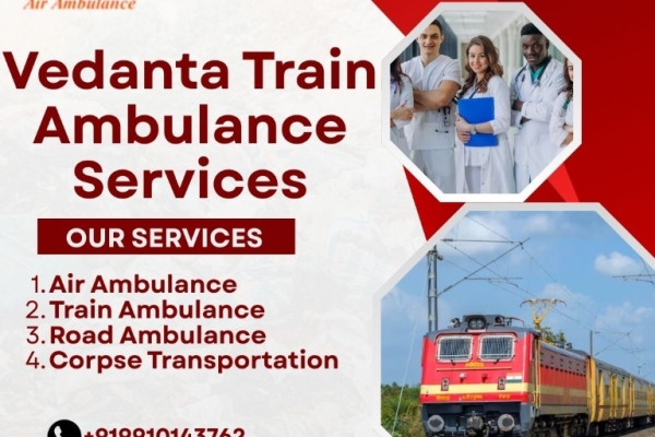Vedanta provides transportation services for vulnerable patients in Bhubaneswar through its train ambulance