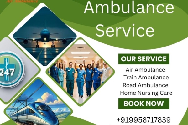 Vedanta Train Ambulance Services in Asansol – Timely Delivery of Low Cost Train Ambulance